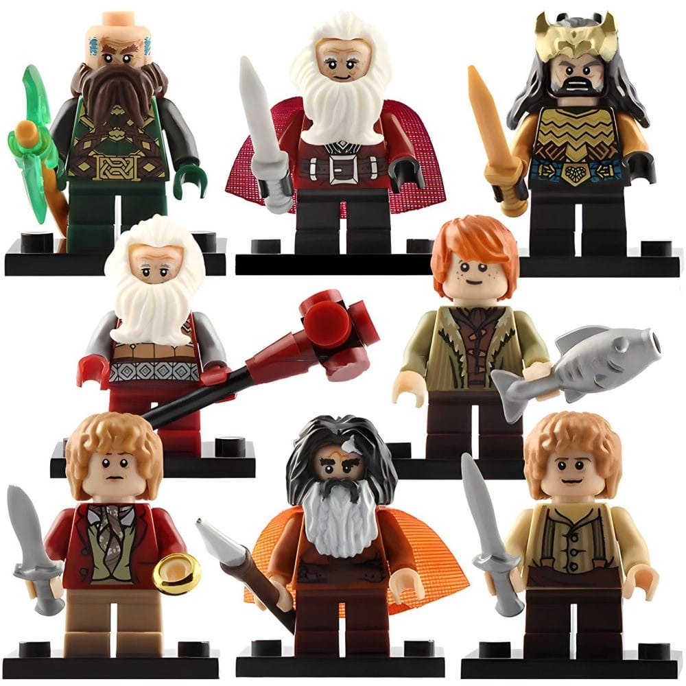Lord the Rings The Hobbit Block Figures Set 8pcs