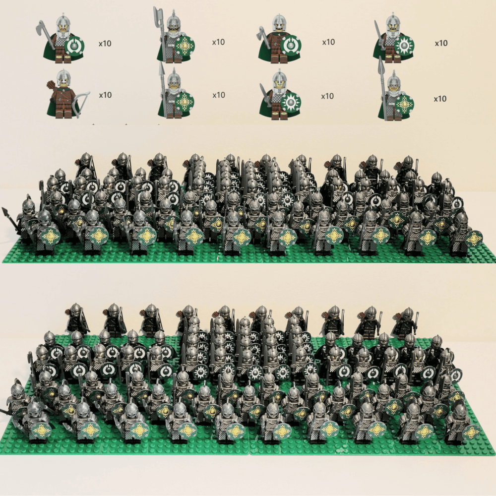 Lord the Rings The Riders Rohan Block Figures Set 80pcs