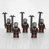 Lord the Rings Uruk-Hai Berserkers Block Figures Set 5pcs