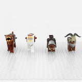 Lord the Rings Wargs, Boars and War Goat Mounts for Block Figures
