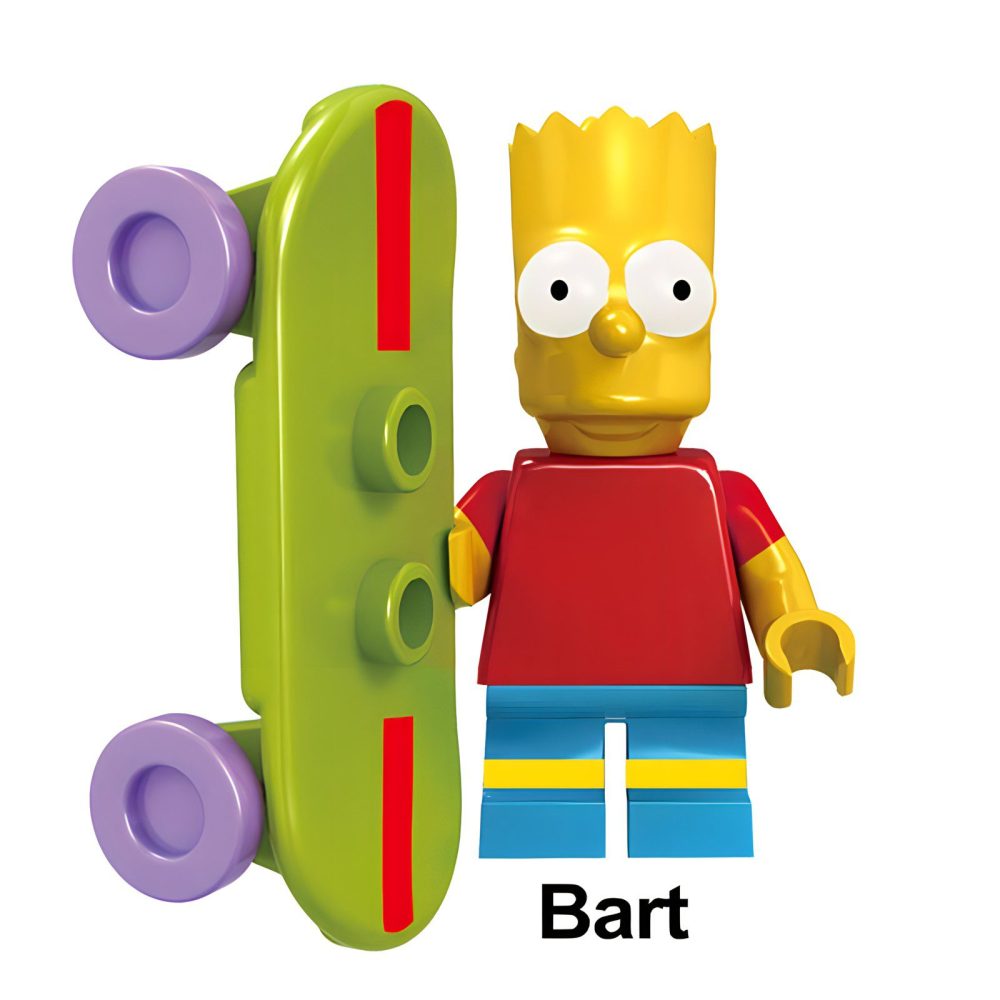 The Simpsons TV Series Block Figures Set