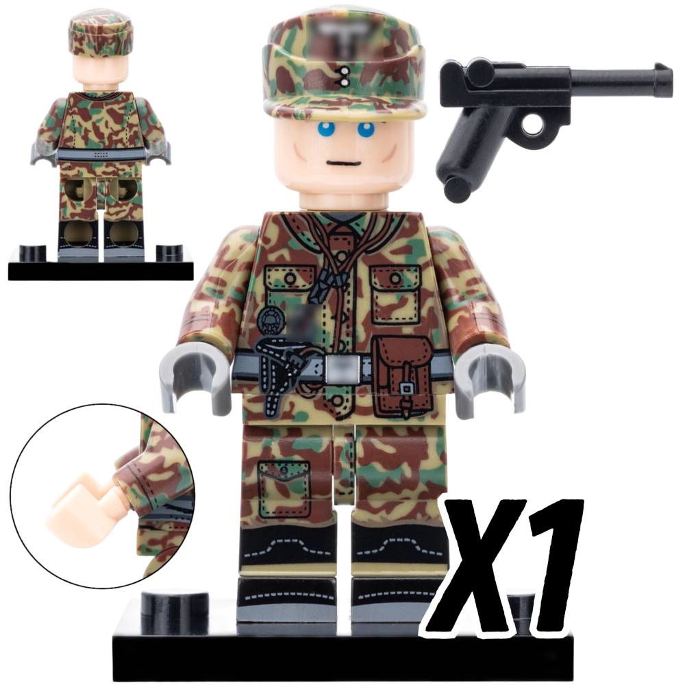 WWII German Military Infantry Building Block Block Figures Set