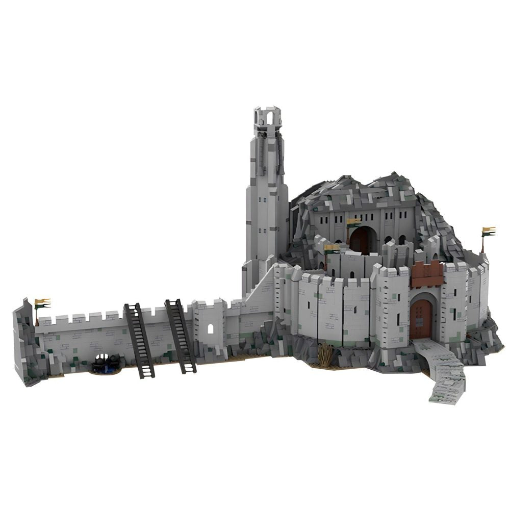 Lord the Rings Helms Deep MOC Building Set With 100 Block Figures