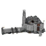 Lord the Rings Helms Deep MOC Building Set With 100 Block Figures