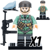 WWII German Luftwaffe Infantry Block Figures Set