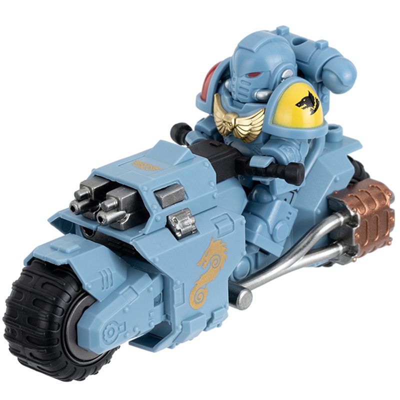 WarHammer 40k Space Marines Assault Bikes Block Figures Set