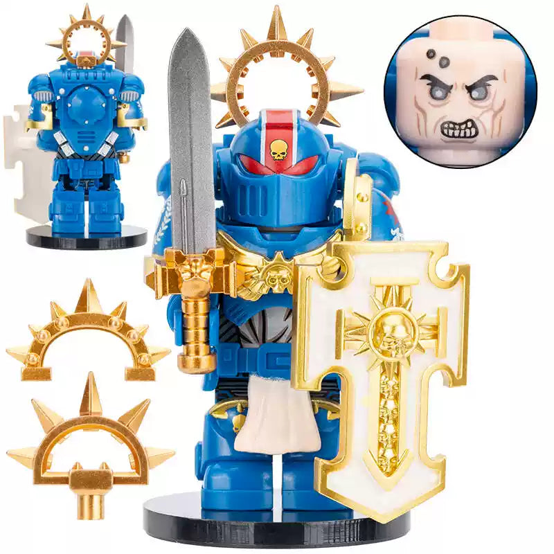 Space Marines Bladeguards Block Figures Set
