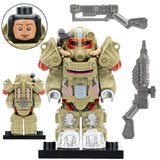 Fallout T60 Power Armor Suit Block Figures Set