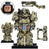 Fallout T60 Power Armor Suit Block Figures Set