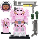 Fallout T60 Power Armor Suit Block Figures Set