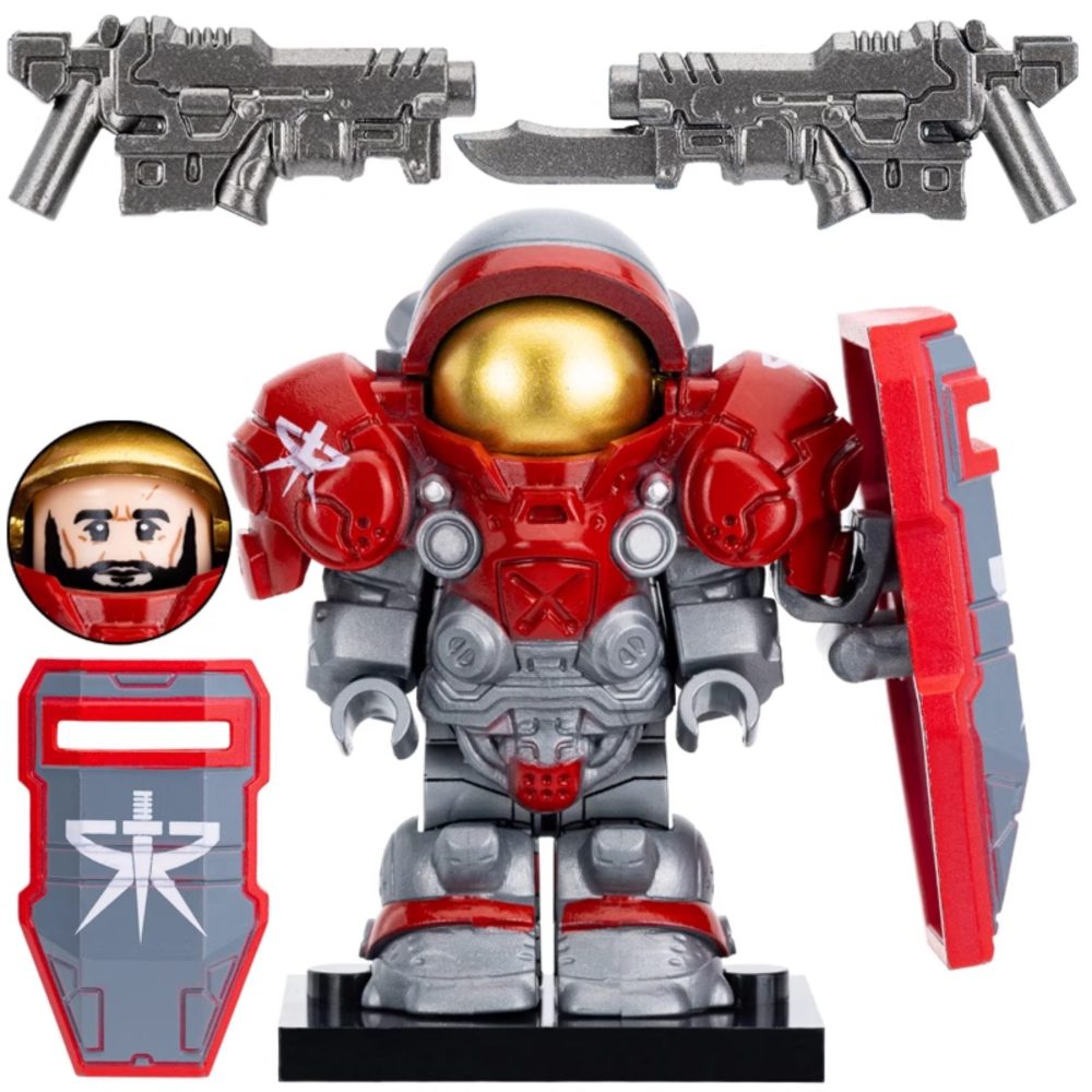 Starcraft Marines & Captains Block Figures Set