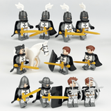 Medieval Crusades Teutonic Knight Block Figures Set