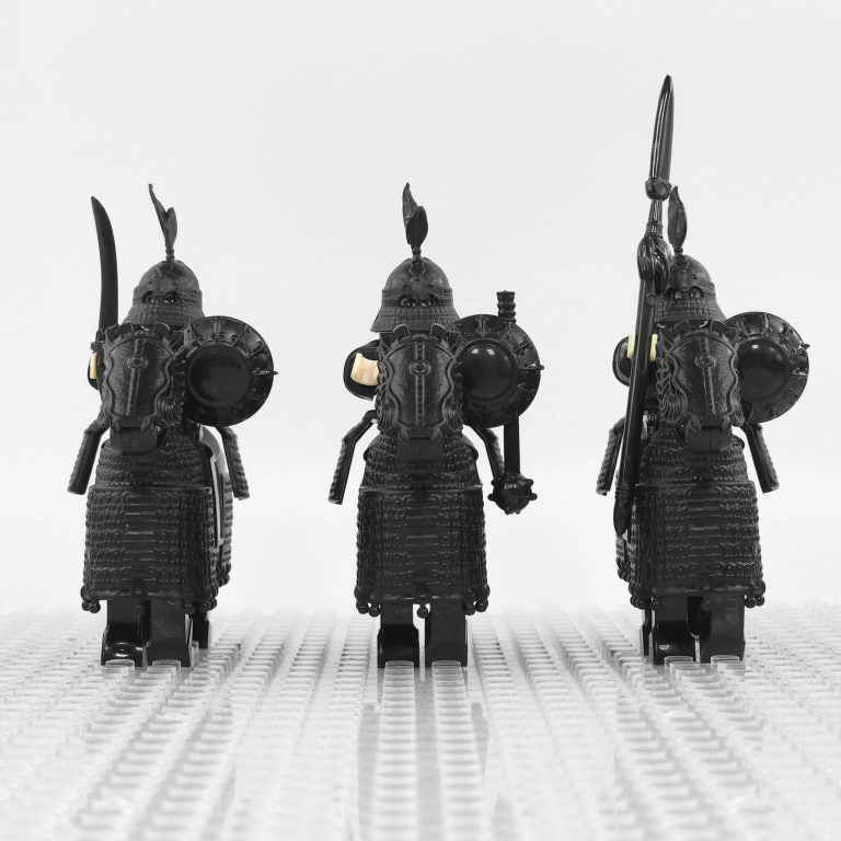 Medievel Cataphracts Iron Pagoda Horsemen Block Figures