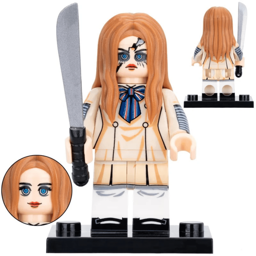 Horror Movie Block Figures Set – Chucky, Megan, The Nun, Terrifier & More (10pcs)