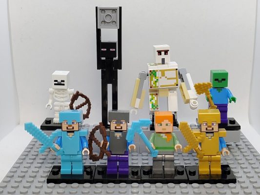 Minecraft Game Block Figures Set 3