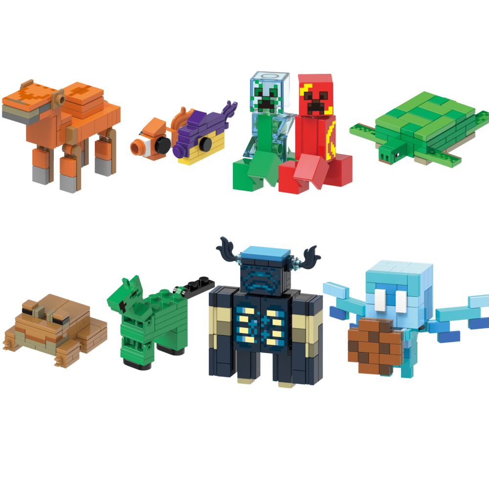 Minecraft Mobs Characters Block Figures Set