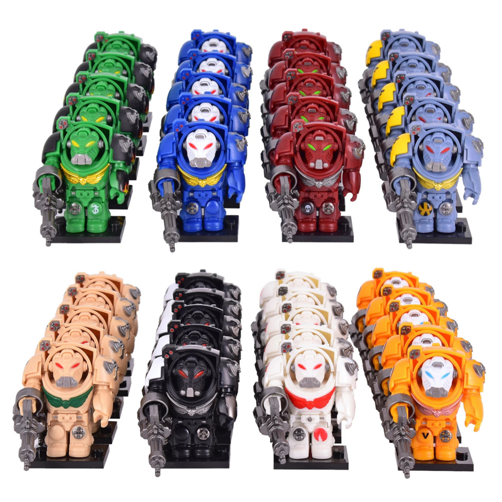 Warhammer 40k Space Marine Terminators Block Figures Set