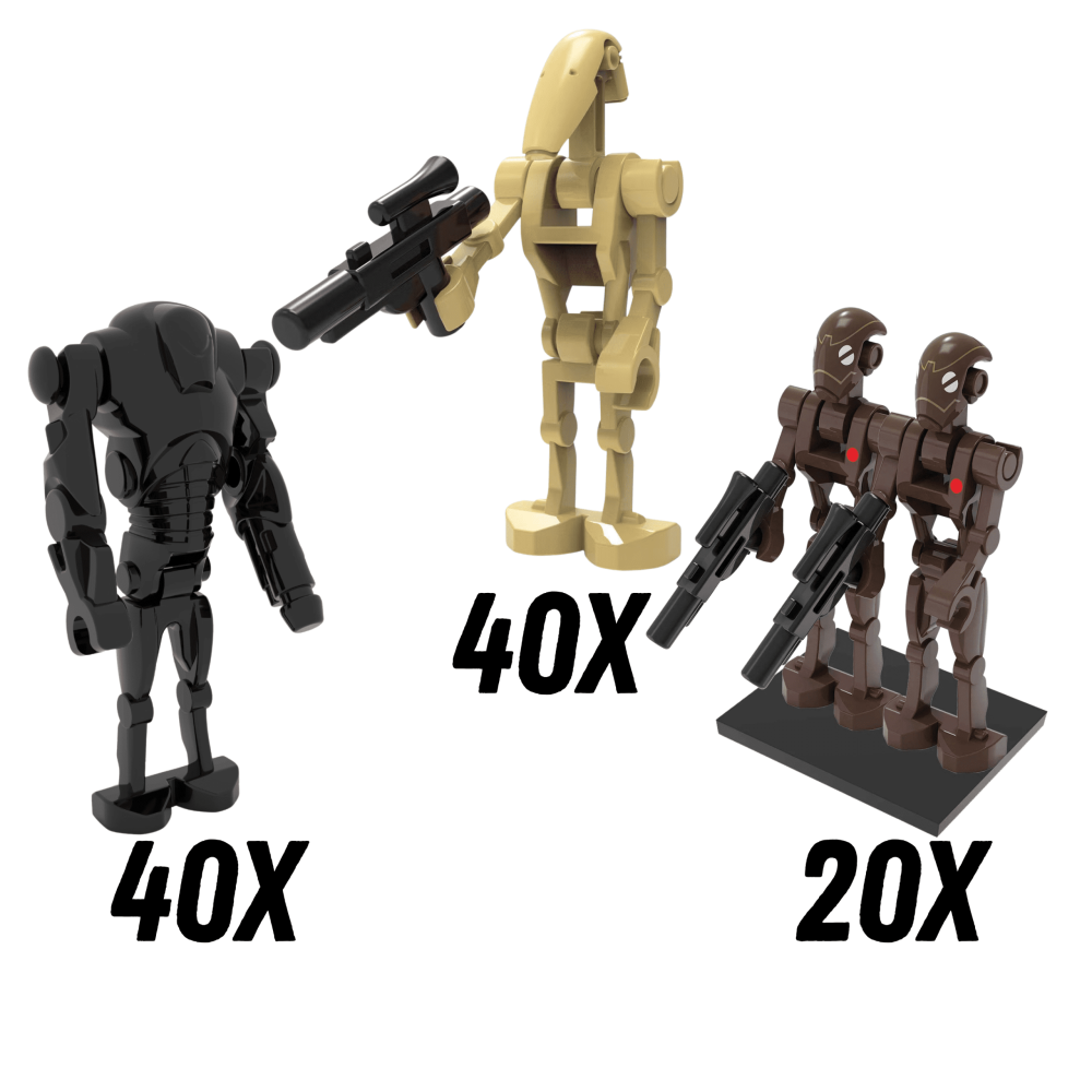 Space War Theme B1 Battle Droids Block Figures Set of 100pcs