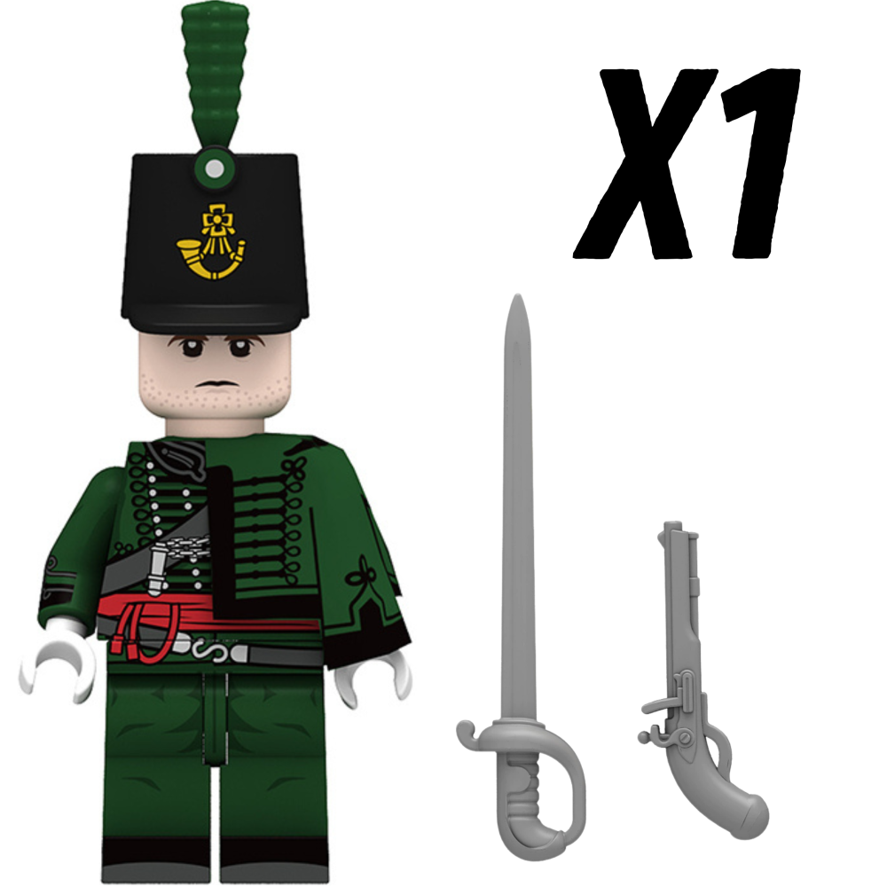 Napoleonic Wars Offices and Captains Block Figures
