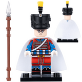 Napoleonic Wars Lancers and Cavalry Block Figures Set of 4pcs