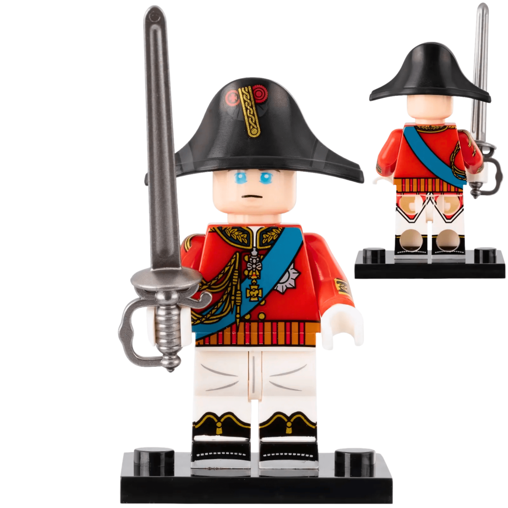 Napoleonic Wars Royal Leaders Block Figures Set of 4pcs
