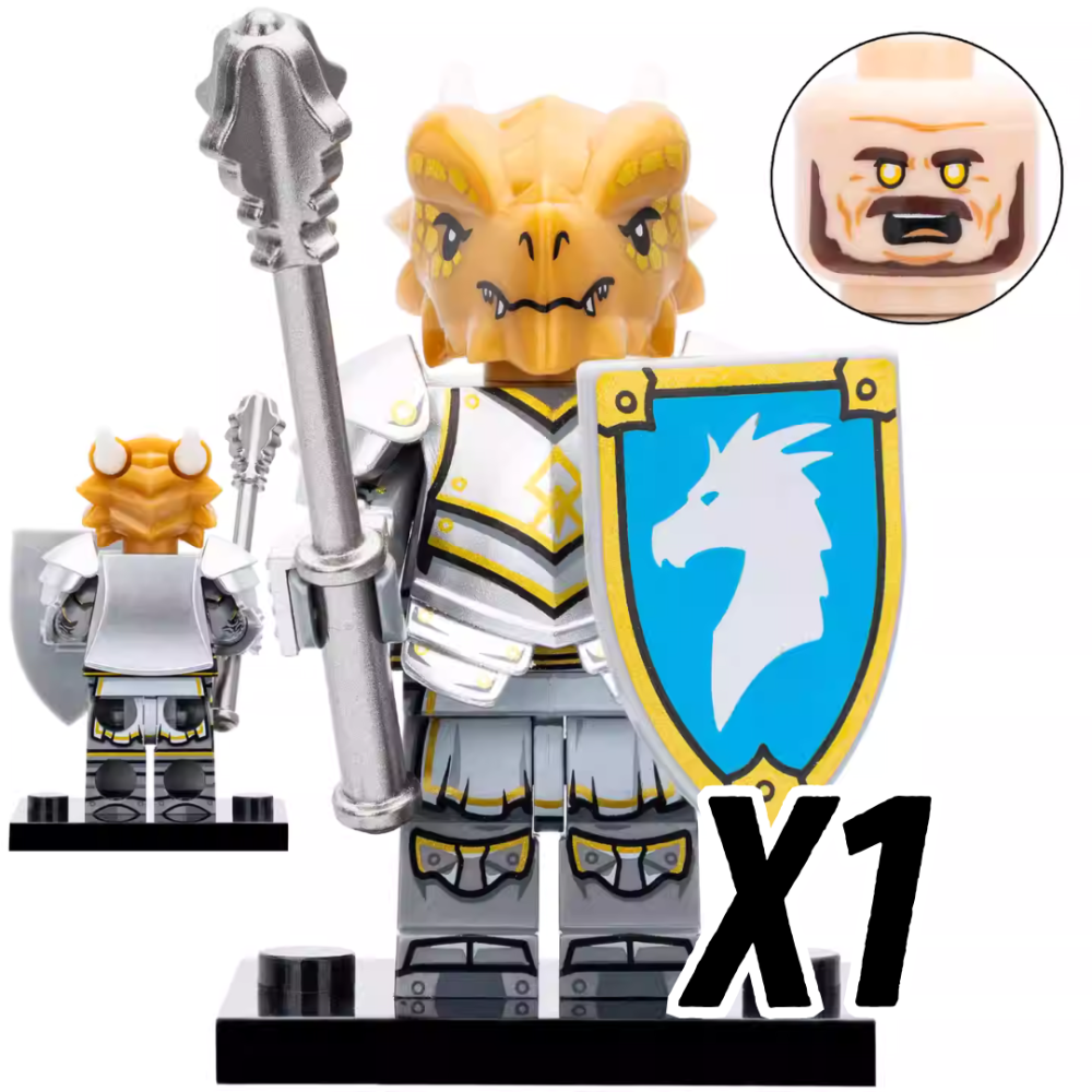 Dragon Clan Warriors Block Figures Set of 4pcs
