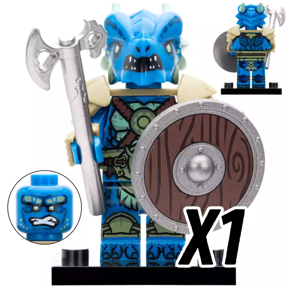 Dragon Clan Warriors Block Figures Set of 4pcs