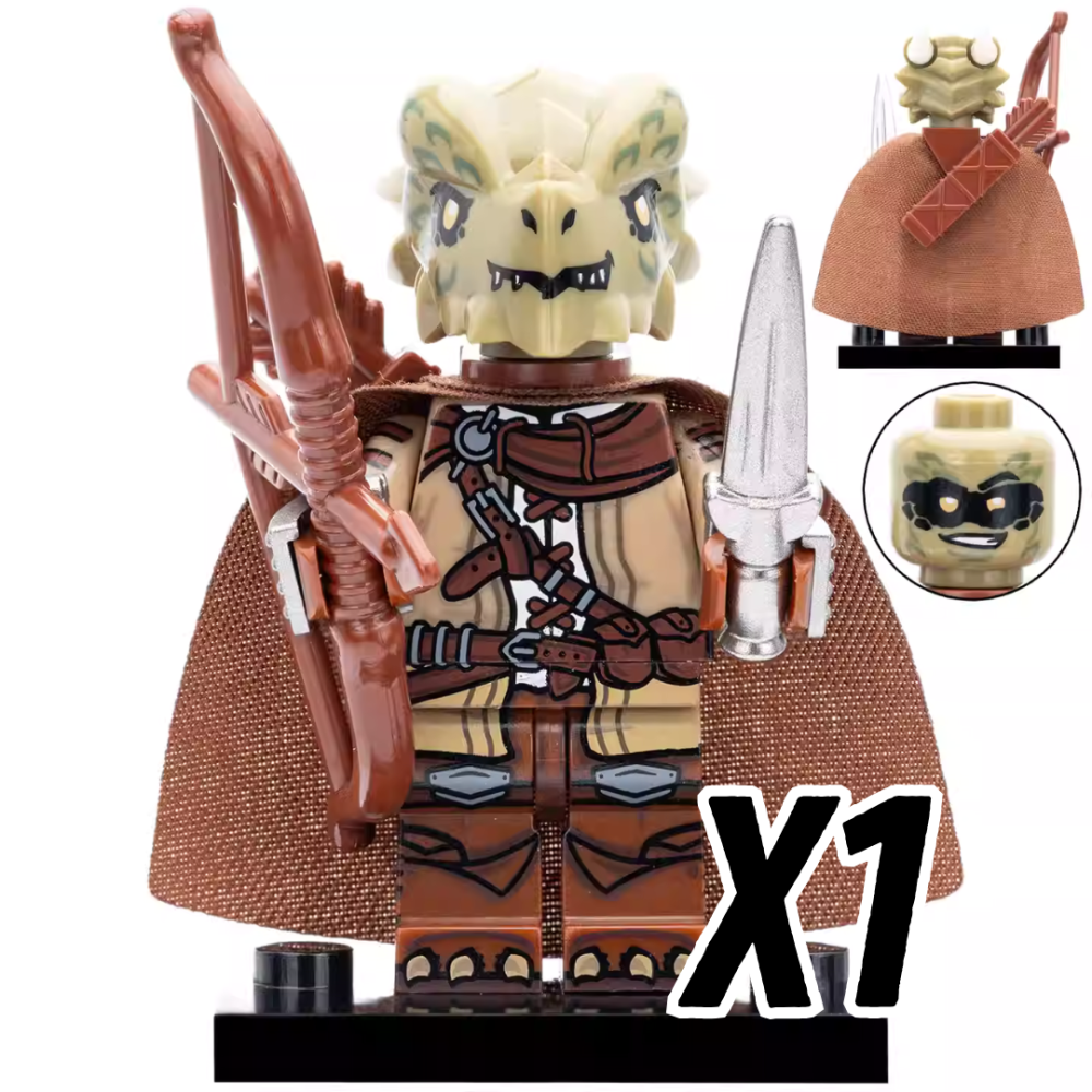 Dragon Clan Warriors Block Figures Set of 4pcs