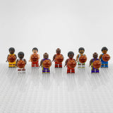 NBA Basketball Block Figures Set of 9pcs with Basketball Accessory