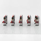 Napoleonic Wars British Royal NCO’s Block Figures Set of 10pcs