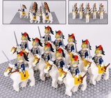 Napoleonic Wars French Cuirassier Cavalry Block Figures Set