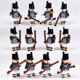 Napoleonic Wars French Musketeer Style 2 Block Figures Set