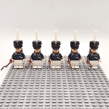 Napoleonic Wars Prussian Guard Grendiers Block Figures Set of 5pcs