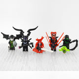 Ninjago Mr E Fangdam Vangelis Morro Oni Block Figures Set of 5pcs