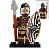 Ancient Egypt & Nubia Block Figures Set of 9pcs