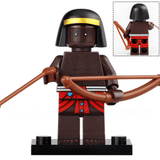 Ancient Egypt & Nubia Block Figures Set of 9pcs