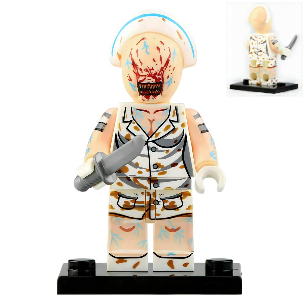 8PCS Classic Horror Block Figures | Halloween Building Block Toys