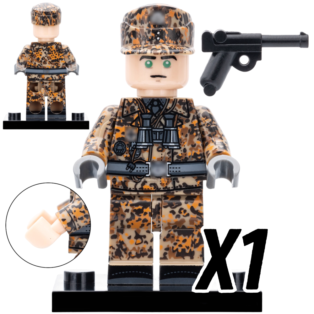 WWII German Military Infantry Building Block Block Figures Set