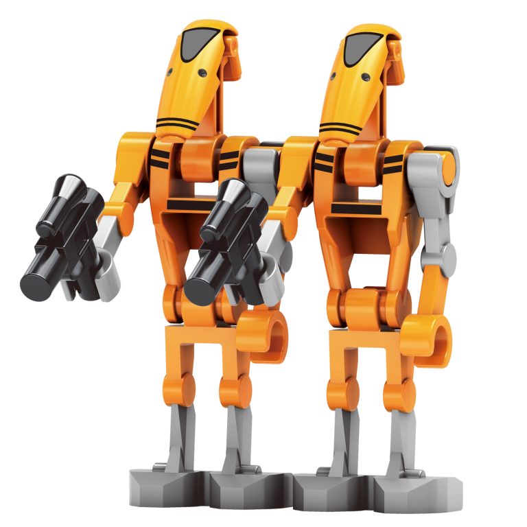 Space War Theme Seperatists Minifigure Set – Magna Guard General Grievous Droids