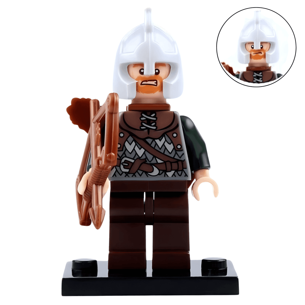 Lord the Rings Rohan Block Figures Set 8pcs