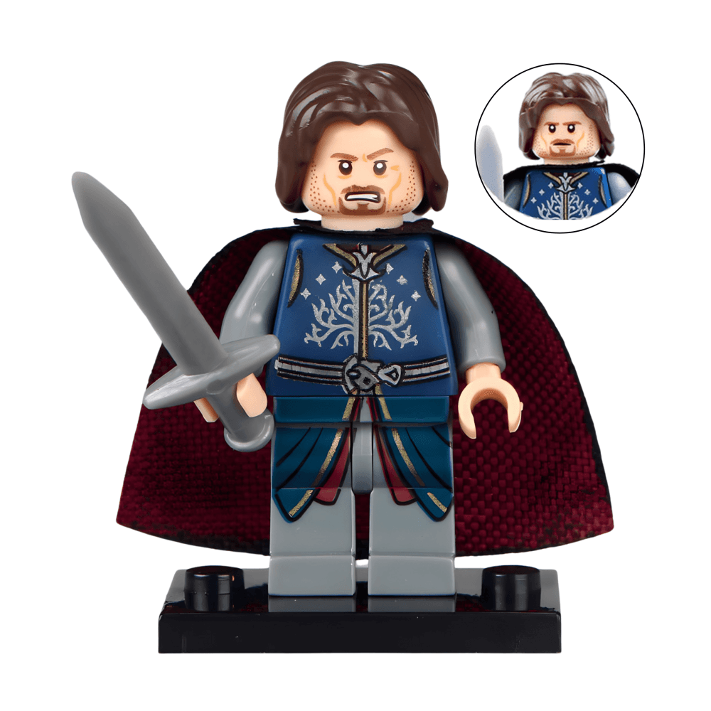 Lord the Rings Rohan Block Figures Set 8pcs