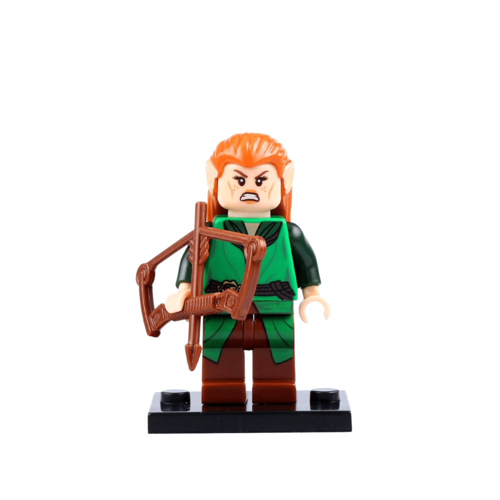 Lord the Rings Elves Middle Earth Block Figures Set 7pcs