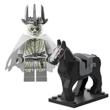 Lord the Rings Nazgul Witch King Black Riders Block Figures Set 18pcs