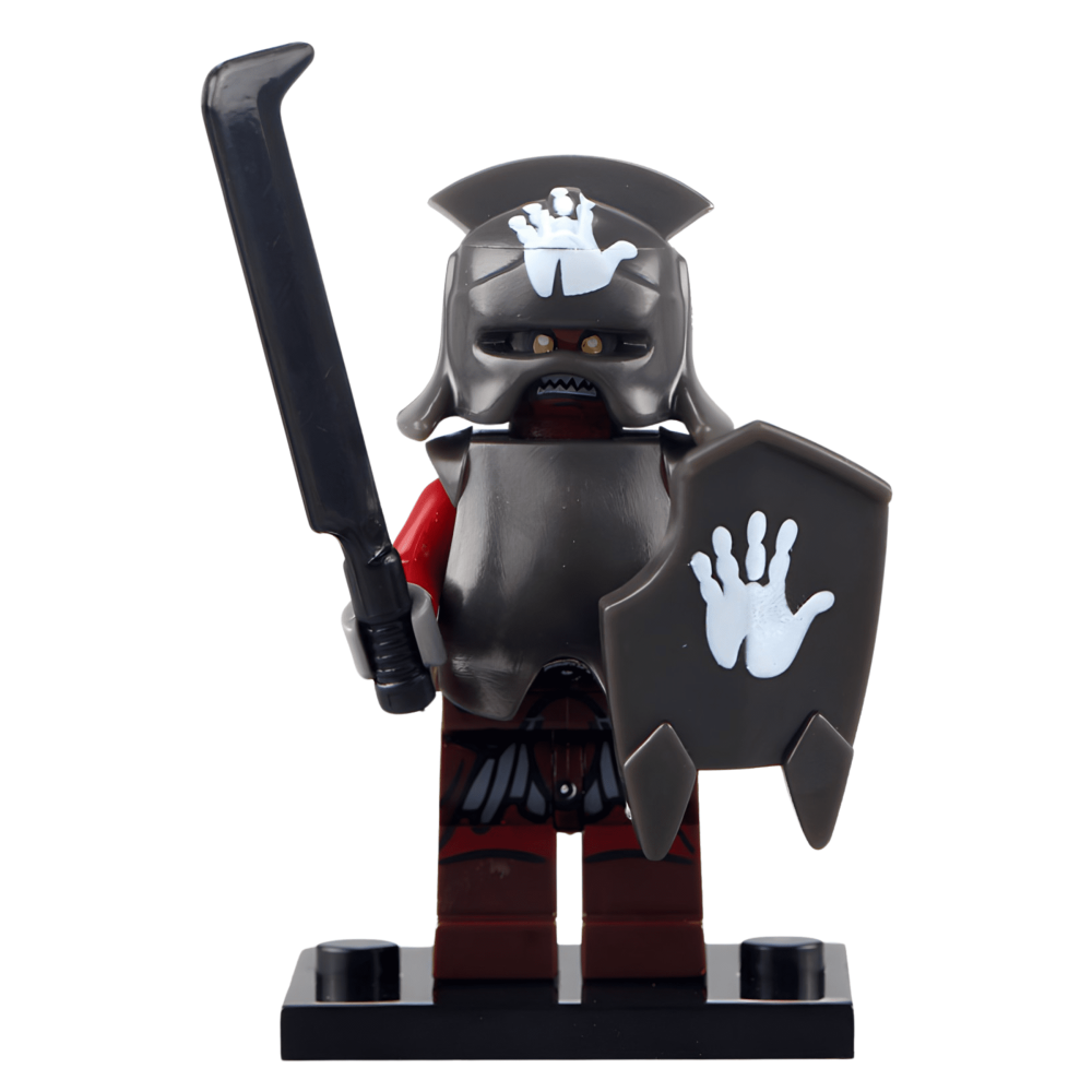 Lord the Rings Dark Forces and Villains Block Figures Set 8pcs