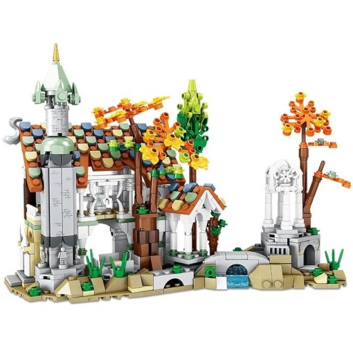 Lord the Rings Rivendell MOC Building Set (680pcs) Including 5pcs Block Figures