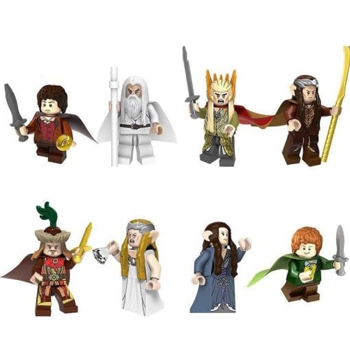 Lord the Rings The Hobbit Block Figures Set 8pcs