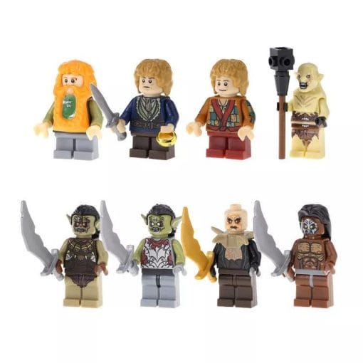 Lord the Rings Block Figures Set 8pcs