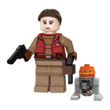 Space War Theme Padme And Queen Amidala Block Figures Set