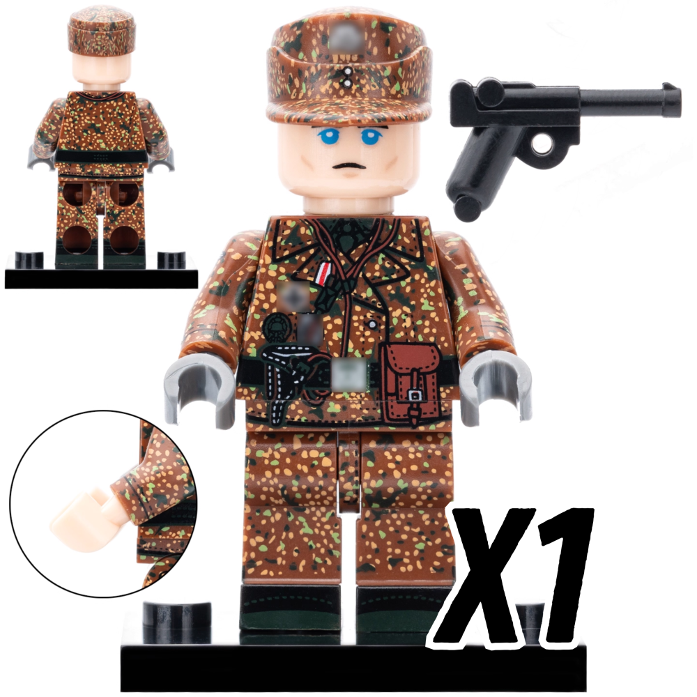 WWII German Military Infantry Building Block Block Figures Set