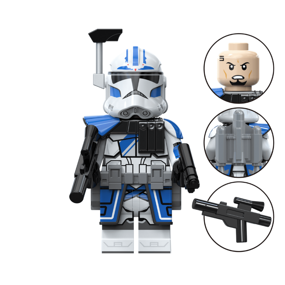 Space War Theme 100pcs BX-Series Droid Commando Block Figures Bundle